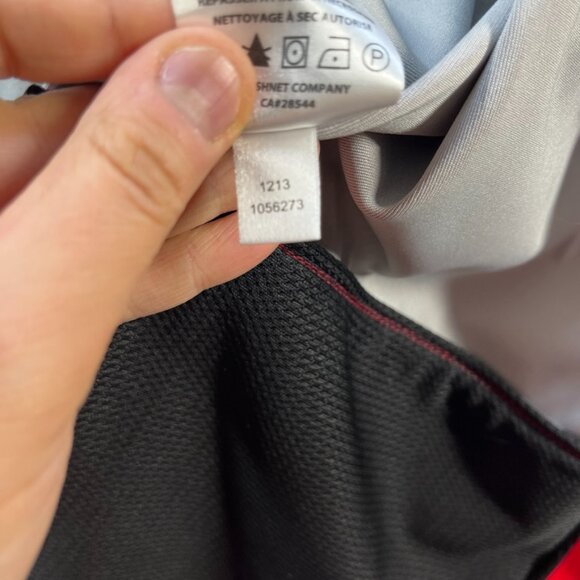 Footjoy Golf Jacket Men Large Red Full Zip Windbreaker Raincoat Sportwear - Picture 11 of 12